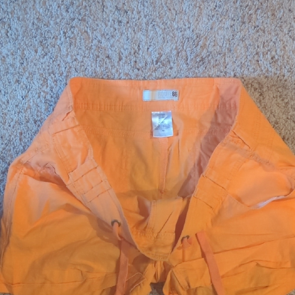 Route 66 Orange Women's Shorts - Picture 3 of 6